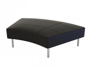 CEOT-023 | Endless Curved Ottoman -- Trade Show Rental 
